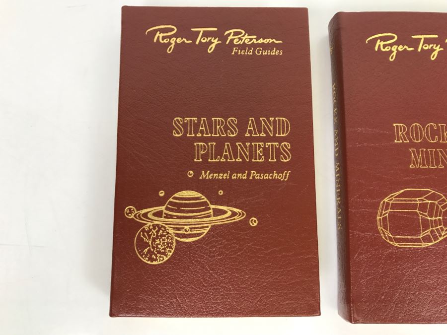 (3) Easton Press Books 1985 The Fiftieth Anniversary Edition Roger Tory Peterson Field Guides Sponsored By The National Audobon Society And The National Wildlife Federation (See Details For Titles) - Earth Universe [Photo 2]