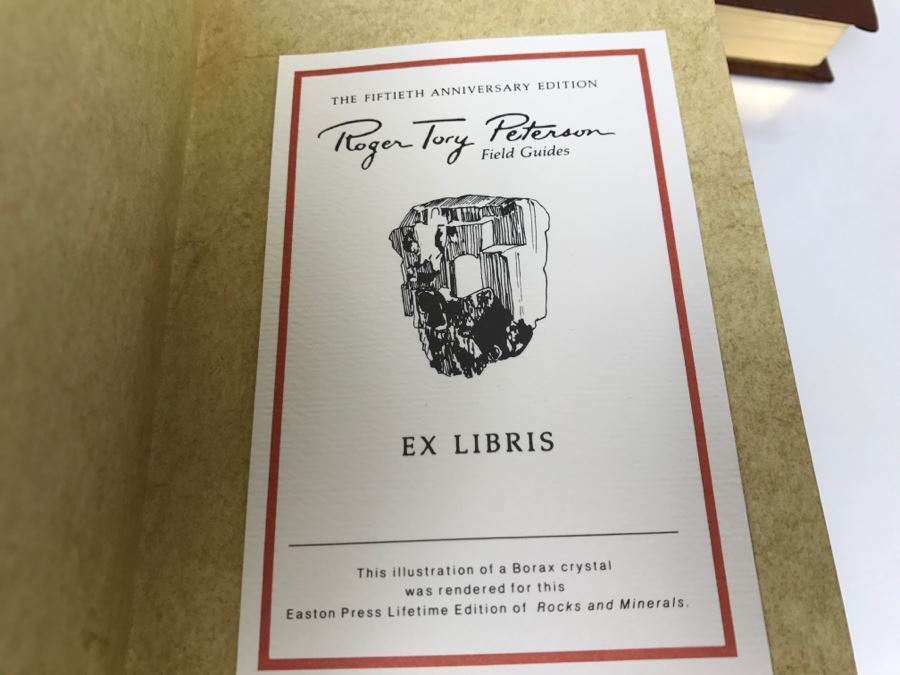 (3) Easton Press Books 1985 The Fiftieth Anniversary Edition Roger Tory Peterson Field Guides Sponsored By The National Audobon Society And The National Wildlife Federation (See Details For Titles) - Earth Universe [Photo 6]