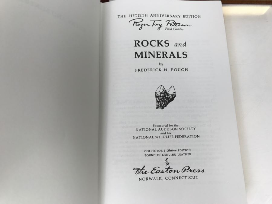 (3) Easton Press Books 1985 The Fiftieth Anniversary Edition Roger Tory Peterson Field Guides Sponsored By The National Audobon Society And The National Wildlife Federation (See Details For Titles) - Earth Universe [Photo 7]
