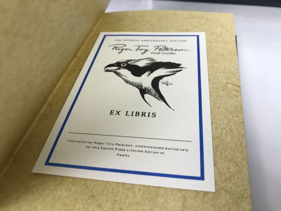 (6) Easton Press Books 1985 The Fiftieth Anniversary Edition Roger Tory Peterson Field Guides Sponsored By The National Audobon Society And The National Wildlife Federation (See Details For Titles) - Birds [Photo 4]