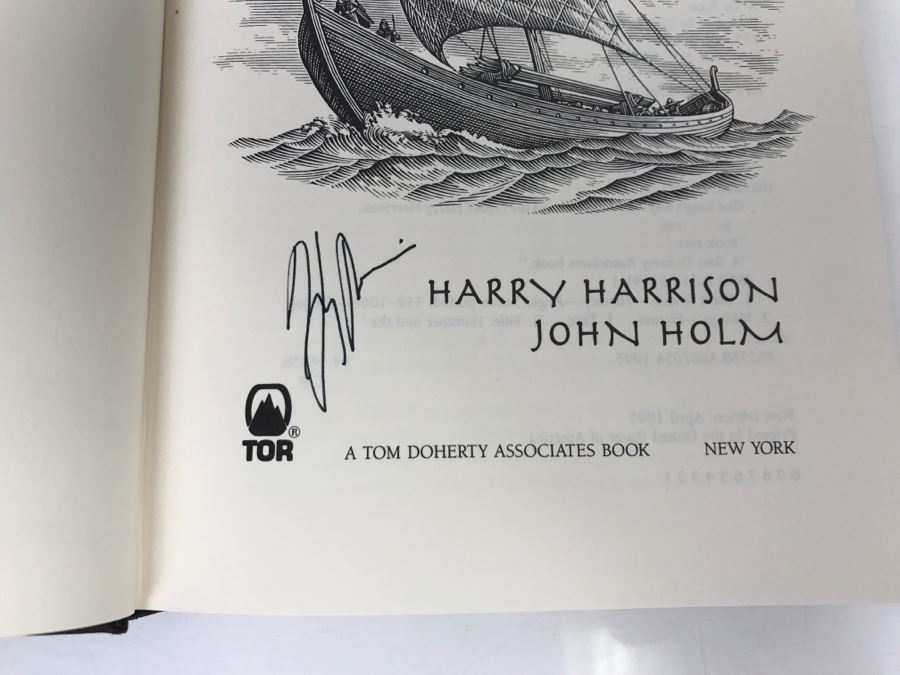 Signed First Edition 1995 Hardcover Book One King's Way By Harry Harrison And John Holm (Signed By Harry Harrison) [Photo 6]