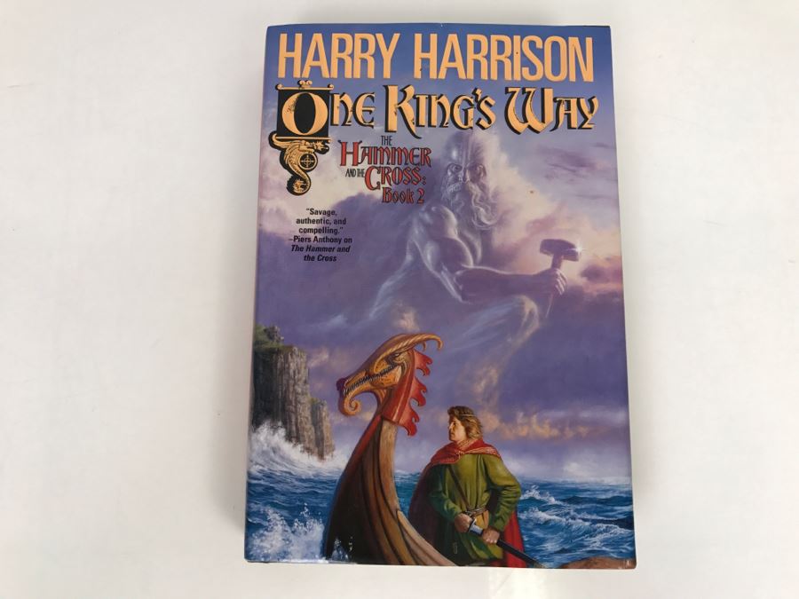Signed First Edition 1995 Hardcover Book One King's Way By Harry Harrison And John Holm (Signed By Harry Harrison) [Photo 2]