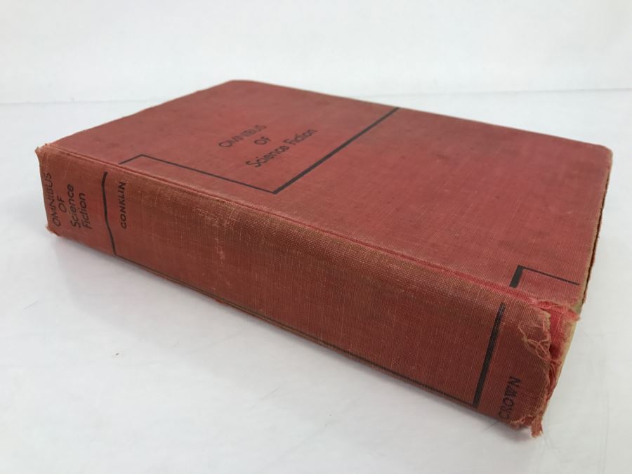 Signed Second Printing 1953 Hardcover Book Omnibus Of Science Fiction Signed By Ray Bradbury, L. Sprague De Camp, Jack Vance, A.E. Van Vogt, Alan E. Nourse [Photo 5]