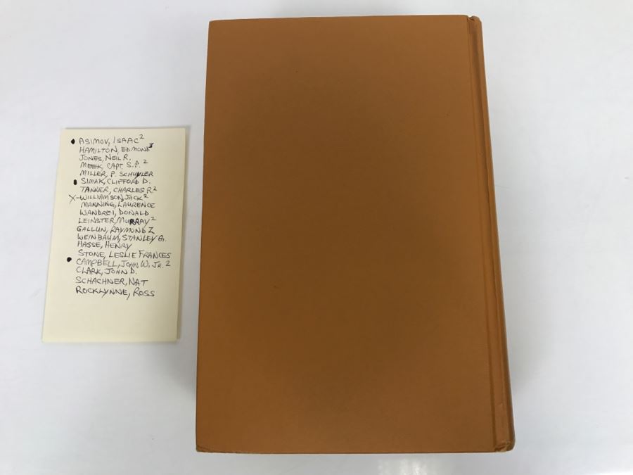 Signed 1974 Hardcover Book Before The Golden Age: A Science Fiction Anthology Of The 1930s Edited By Isaac Asimov (Signed By Jack Williamson) [Photo 5]