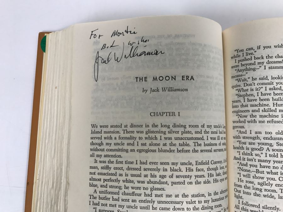 Signed 1974 Hardcover Book Before The Golden Age: A Science Fiction Anthology Of The 1930s Edited By Isaac Asimov (Signed By Jack Williamson) [Photo 9]