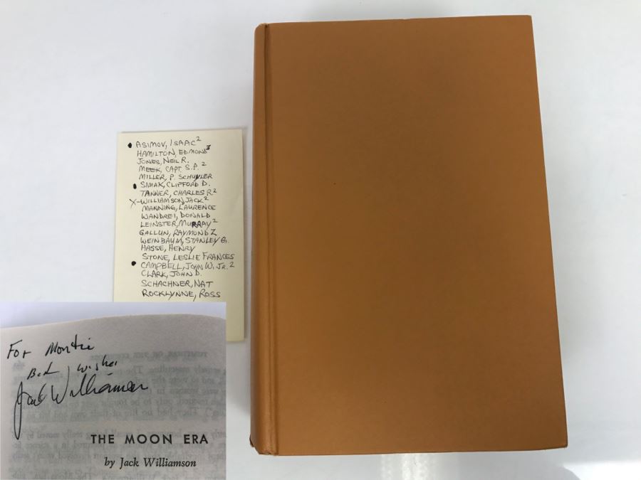 Signed 1974 Hardcover Book Before The Golden Age: A Science Fiction Anthology Of The 1930s Edited By Isaac Asimov (Signed By Jack Williamson) [Photo 1]
