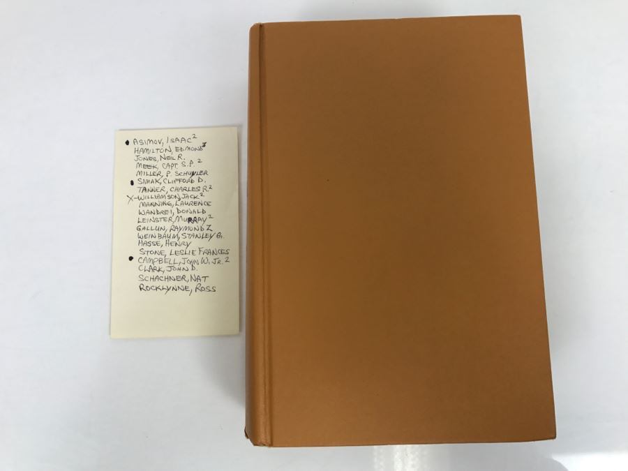 Signed 1974 Hardcover Book Before The Golden Age: A Science Fiction Anthology Of The 1930s Edited By Isaac Asimov (Signed By Jack Williamson) [Photo 2]