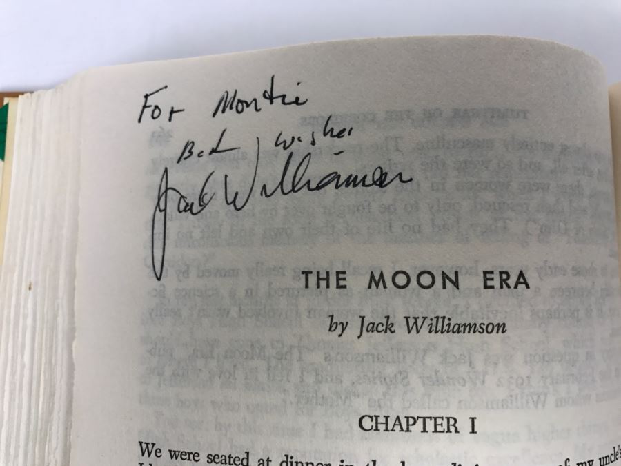 Signed 1974 Hardcover Book Before The Golden Age: A Science Fiction Anthology Of The 1930s Edited By Isaac Asimov (Signed By Jack Williamson) [Photo 10]
