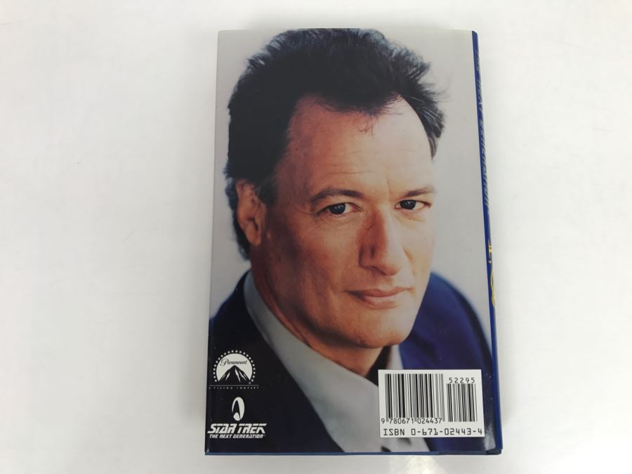Signed First Pocket Books Printing 1999 Hardcover Book STAR TREK The Next Generation I,Q By John De Lancie And Peter David (Signed By Peter David) [Photo 4]
