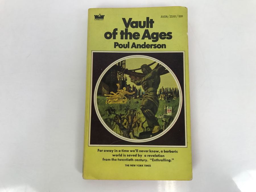 Signed First Printing Camelot Edition 1969 Vault Of The Ages By Poul Anderson [Photo 2]