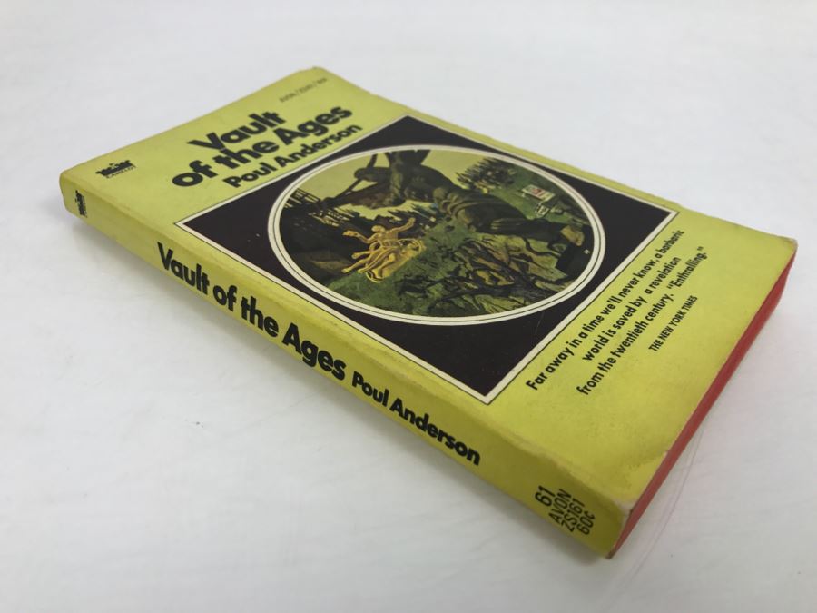 Signed First Printing Camelot Edition 1969 Vault Of The Ages By Poul Anderson [Photo 3]