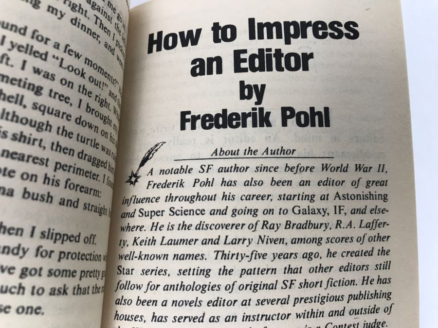 Signed First Edition 1987 Paperback Book L. Ron Hubbard Presents Writers Of The Future Volume III (Signed By Algis Budrys, M. Shayne Bell, Martha Soukup, Lori Ann White, Frederik Pohl, Gregory Benford, Jerry Pournelle) [Photo 15]