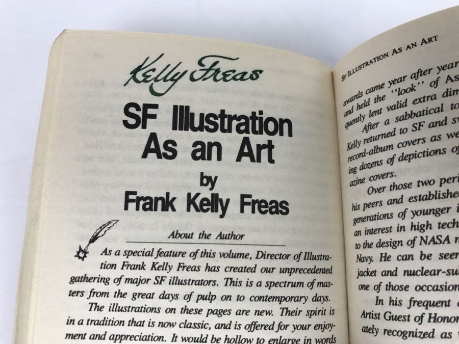 Signed First Edition 1988 Paperback Book L. Ron Hubbard Presents Writers Of The Future Volume IV (Signed By Algis Budrys, Tim Powers And Kelly Freas) [Photo 13]