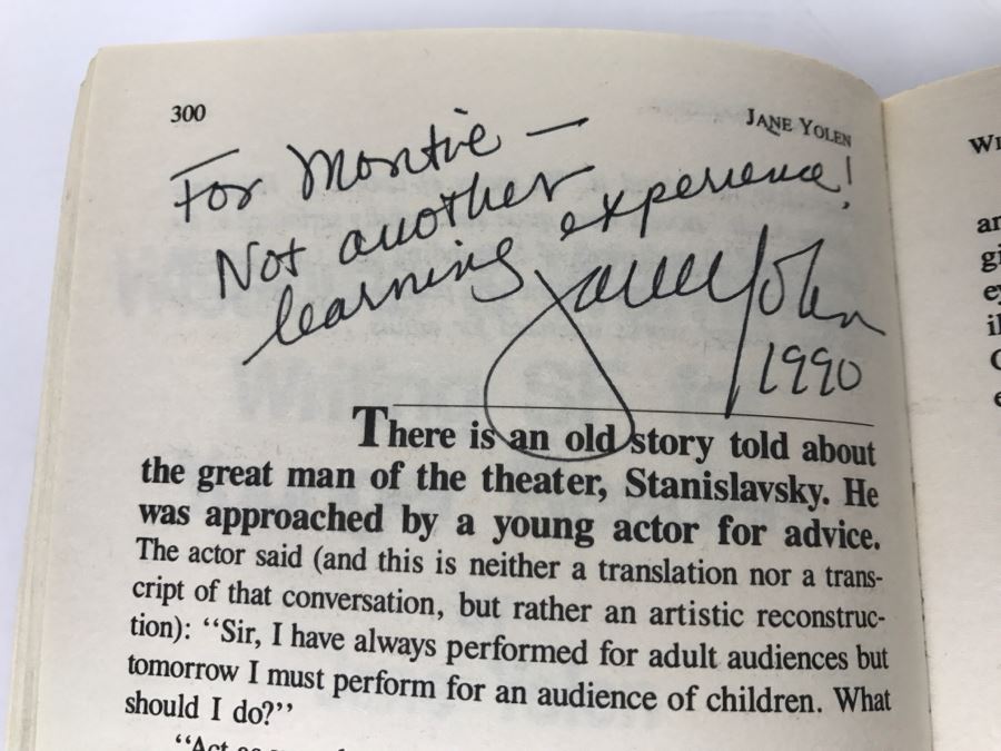 Signed First Edition 1989 Paperback Book L. Ron Hubbard Presents Writers Of The Future Volume V (Signed By Algis Budrys, Jane Yolen, Hal Clement, Gary Shockley And Kelly Freas) [Photo 9]