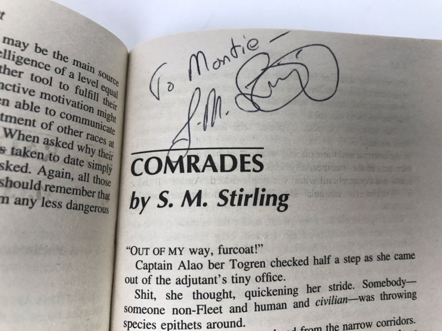 Signed First Edition 1992 Paperback Book Battlestation Book One (Signed By Mike Resnick And S.M. Stirling) [Photo 10]