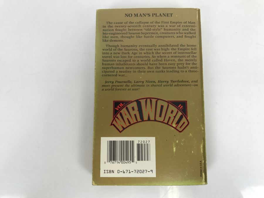 Signed Paperback Book War World Vol II (Signed By Jerry Pournelle, Larry Niven, Harry Turtledove And Susan Shwartz) [Photo 5]