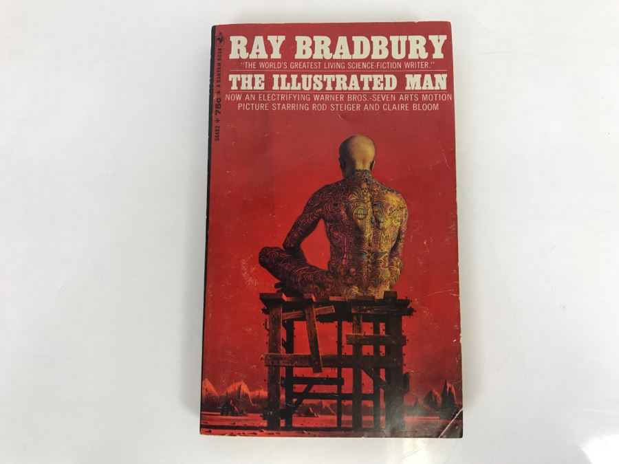Signed Paperback Book The Illustrated Man By Ray Bradbury [Photo 2]