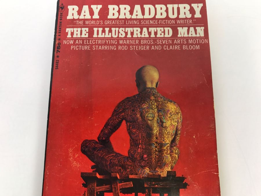 Signed Paperback Book The Illustrated Man By Ray Bradbury [Photo 3]