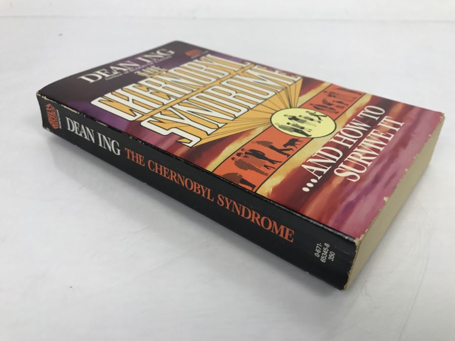 Signed First Edition 1988 Paperback Book The Chernobyl Syndrome By Dean Ing [Photo 3]