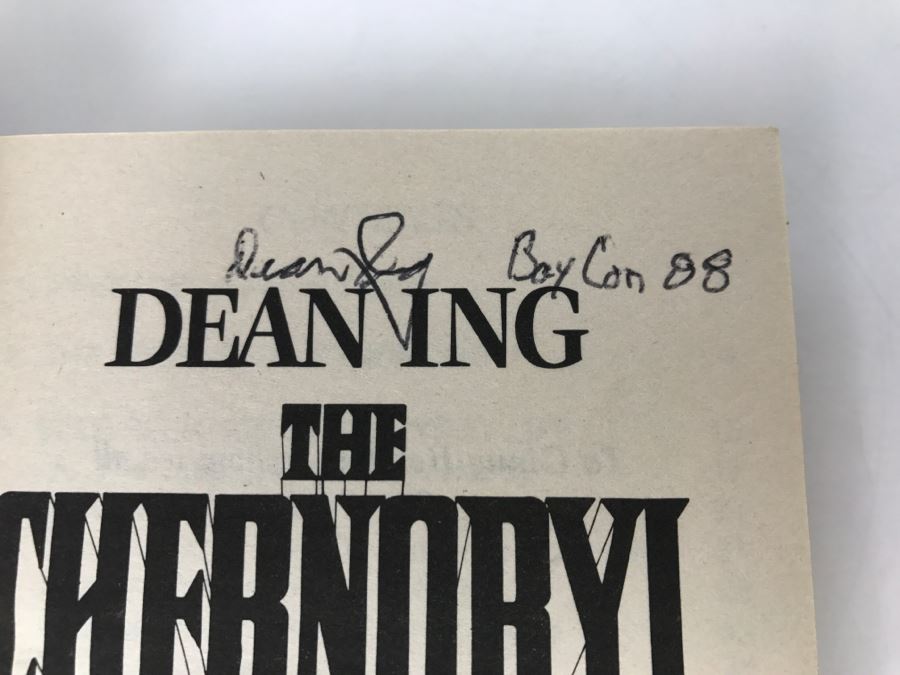 Signed First Edition 1988 Paperback Book The Chernobyl Syndrome By Dean Ing [Photo 7]
