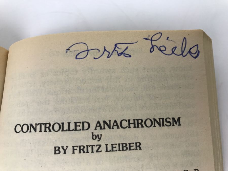 Signed First Ace Printing 1979 Paperback Book The Blade Of Conan By L. Sprague De Camp (Signed By L. Sprague De Camp, Poul Anderson, Fritz Leiber, Jerry E. Pournelle And Marion Zimmer Bradley) [Photo 12]