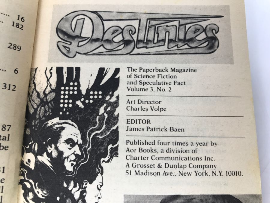 Signed Destinies The Paperback Magazine Of Science Fiction And Speculative Fact Volume 3, No. 2 (Signed By Frederik Pohl And Poul Anderson) [Photo 7]