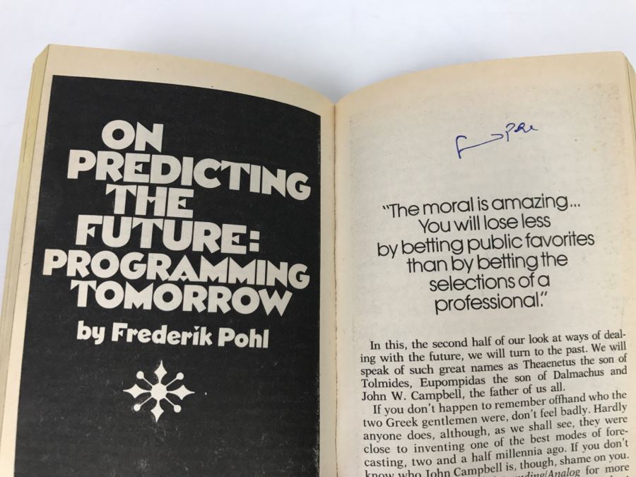 Signed Destinies The Paperback Magazine Of Science Fiction And Speculative Fact Volume 3, No. 2 (Signed By Frederik Pohl And Poul Anderson) [Photo 8]