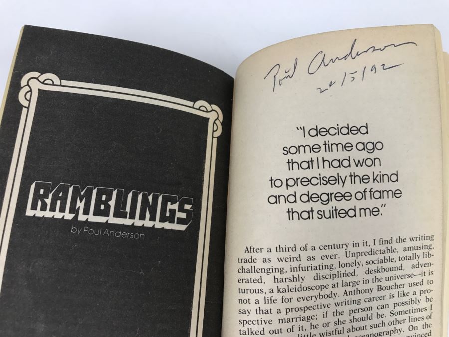 Signed Destinies The Paperback Magazine Of Science Fiction And Speculative Fact Volume 3, No. 2 (Signed By Frederik Pohl And Poul Anderson) [Photo 14]