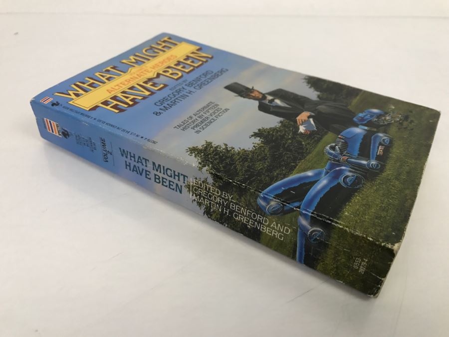 Signed 1990 Paperback Book What Might Have Been? Volume 2: Alternate Heroes (Signed By Gregory Benford, Martin H. Greenberg, Harry Turtledove, James Morrow And Judith Tarr) [Photo 4]