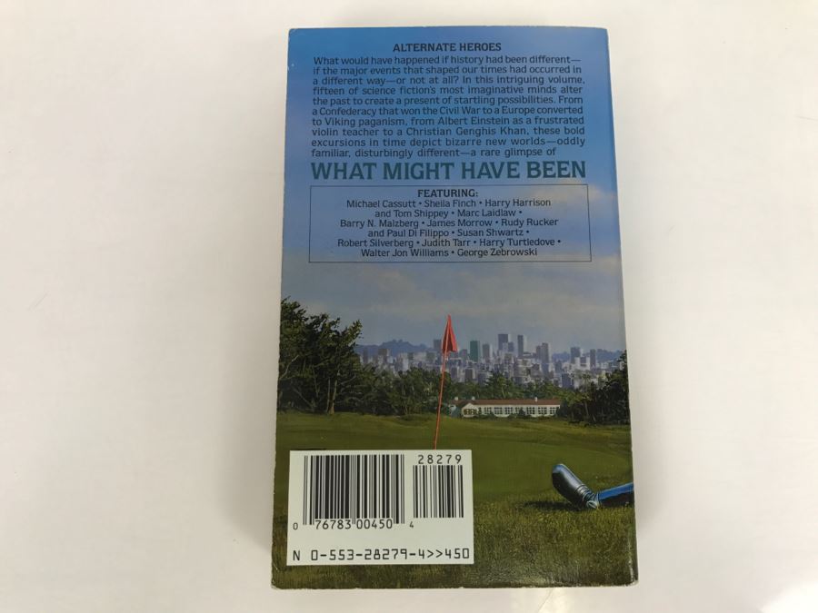 Signed 1990 Paperback Book What Might Have Been? Volume 2: Alternate Heroes (Signed By Gregory Benford, Martin H. Greenberg, Harry Turtledove, James Morrow And Judith Tarr) [Photo 5]