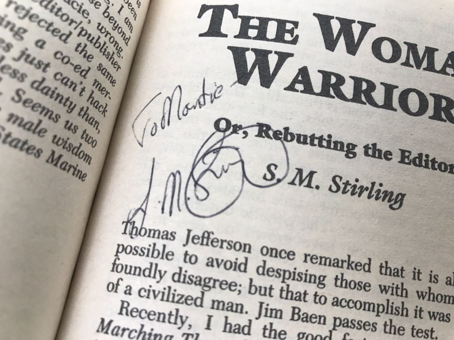 Signed First Printing 1988 Paperback Book New Destinies, Summer 1988 (Signed By Jim Baen, Poul Anderson, Harry Turtledove, S.M. Stirling And Marc Stiegler) [Photo 16]