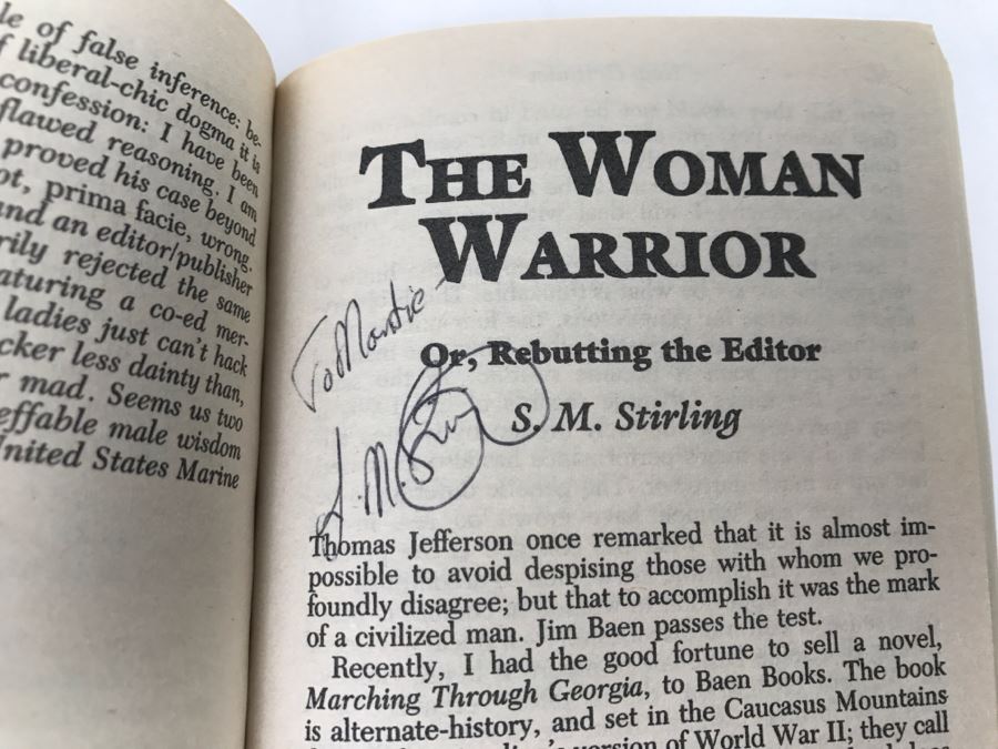 Signed First Printing 1988 Paperback Book New Destinies, Summer 1988 (Signed By Jim Baen, Poul Anderson, Harry Turtledove, S.M. Stirling And Marc Stiegler) [Photo 15]