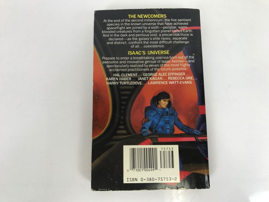 Signed First Avon Books Printing 1993 Paperback Book Isaac's Universe: Unnatural Diplomacy (Vol. 3) Signed By Harry Turtledove [Photo 5]