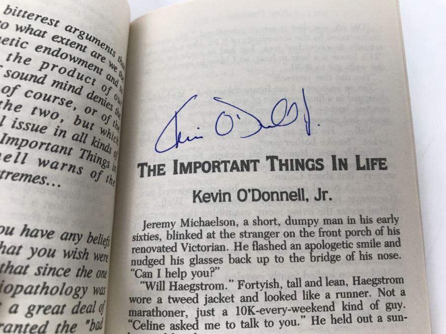 Signed First Baen Printing 1990 New Destinies, Volume IX (Signed By Jim Baen, Kevin O'Donnell Jr., Jerry Pournelle And S.M. Stirling) [Photo 10]