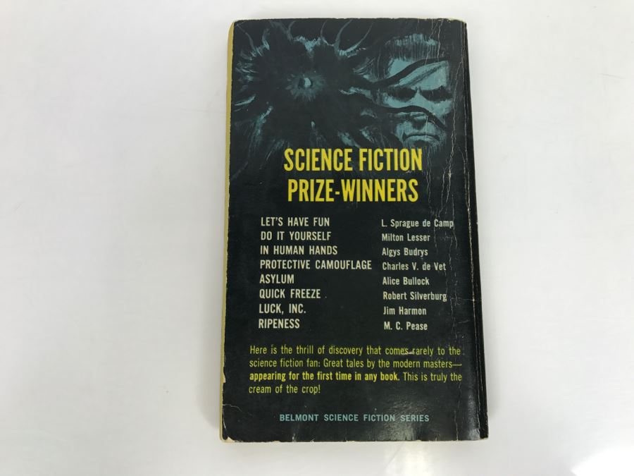 Signed First Printing 1963 Belmont Books Paperback Book Rare Science Fiction (Signed By L. Sprague De Camp, Algis Budrys And Robert Silverberg) [Photo 6]
