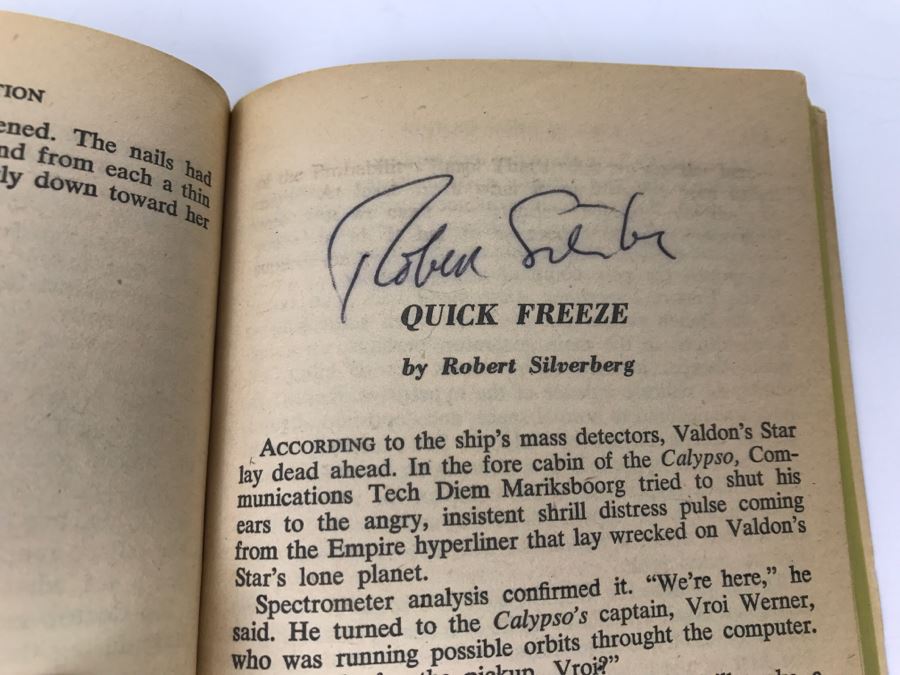 Signed First Printing 1963 Belmont Books Paperback Book Rare Science Fiction (Signed By L. Sprague De Camp, Algis Budrys And Robert Silverberg) [Photo 13]