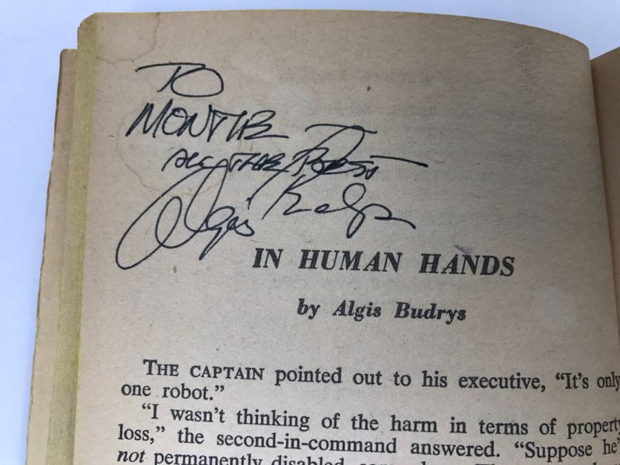 Signed First Printing 1963 Belmont Books Paperback Book Rare Science Fiction (Signed By L. Sprague De Camp, Algis Budrys And Robert Silverberg) [Photo 12]