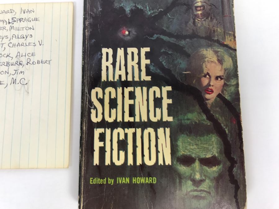 Signed First Printing 1963 Belmont Books Paperback Book Rare Science Fiction (Signed By L. Sprague De Camp, Algis Budrys And Robert Silverberg) [Photo 3]