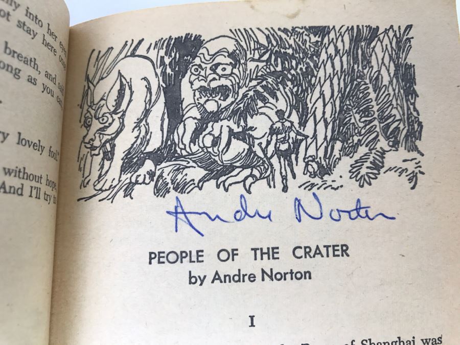 Signed 1964 Paperback Book Swordsmen In The Sky (Signed By Poul Anderson And Andre Norton) [Photo 11]