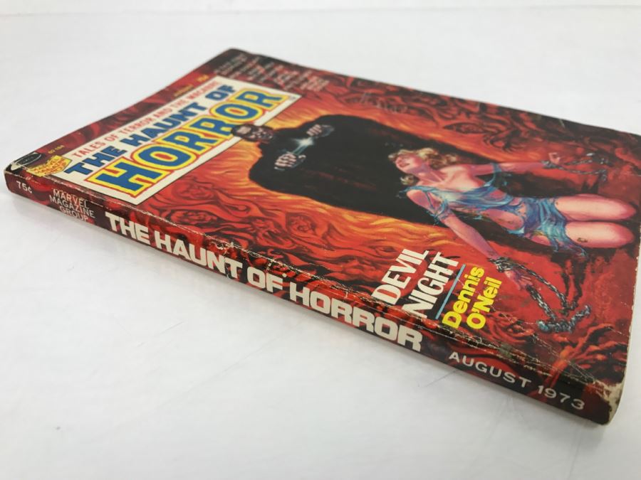 Signed Marvel Magazine Group Tales Of Terror And The Macabre The Haunt Of Horror August 1973 Signed By Anne McCaffrey [Photo 7]