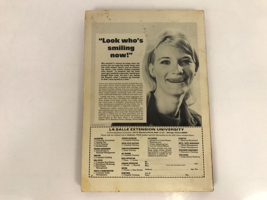 Signed Marvel Magazine Group Tales Of Terror And The Macabre The Haunt Of Horror August 1973 Signed By Anne McCaffrey [Photo 8]