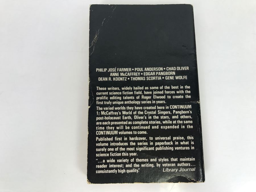 Signed 1975 Paperback Book Continuum 1 (Signed By Poul Anderson And Anne McCaffrey) [Photo 5]