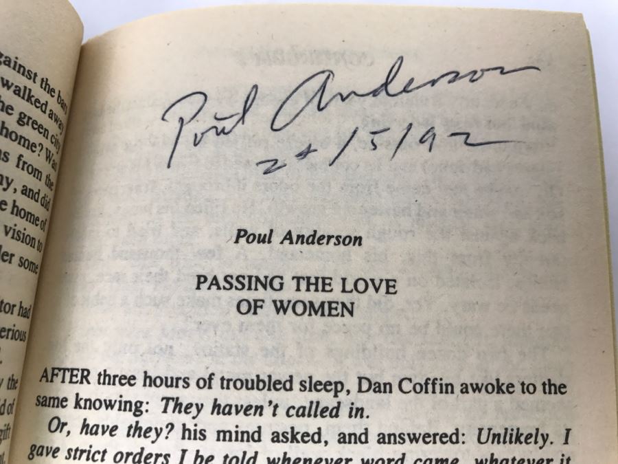 Signed 1975 Paperback Book Continuum 2 (Signed By Poul Anderson And Anne McCaffrey) [Photo 10]
