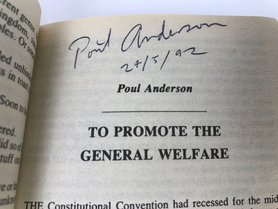 Signed 1976 Paperback Book Continuum 4 (Signed By Poul Anderson And Anne McCaffrey) [Photo 9]