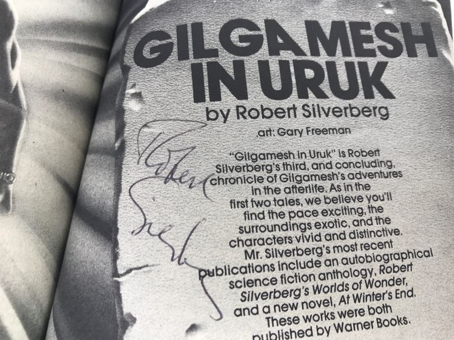 Signed Paperback Isaac Asimov Science Fiction June 1988 Signed By Robert Silverberg [Photo 9]