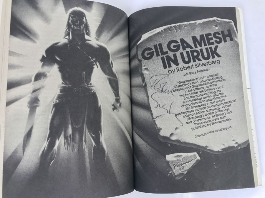 Signed Paperback Isaac Asimov Science Fiction June 1988 Signed By Robert Silverberg [Photo 8]