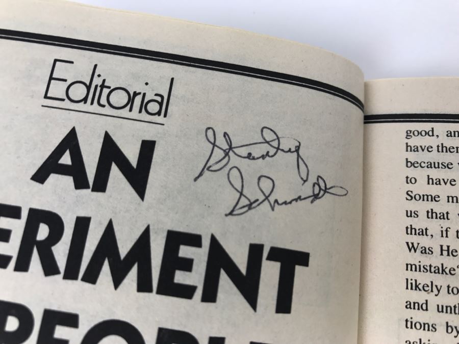 Signed Paperback Analog Science Fiction Science Fact May 1988 (Signed By Stanley Schmidt, Roger MacBride Allen, Kevin O'Donnell Jr., Michael F. Flynn And Harry Turtledove) [Photo 9]