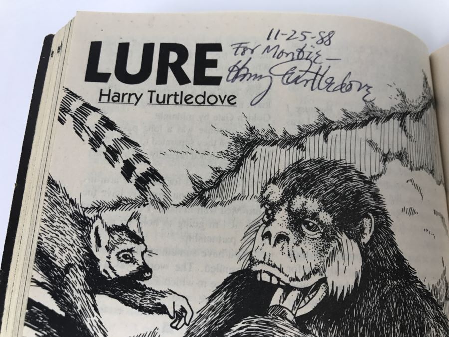 Signed Paperback Analog Science Fiction Science Fact May 1988 (Signed By Stanley Schmidt, Roger MacBride Allen, Kevin O'Donnell Jr., Michael F. Flynn And Harry Turtledove) [Photo 21]