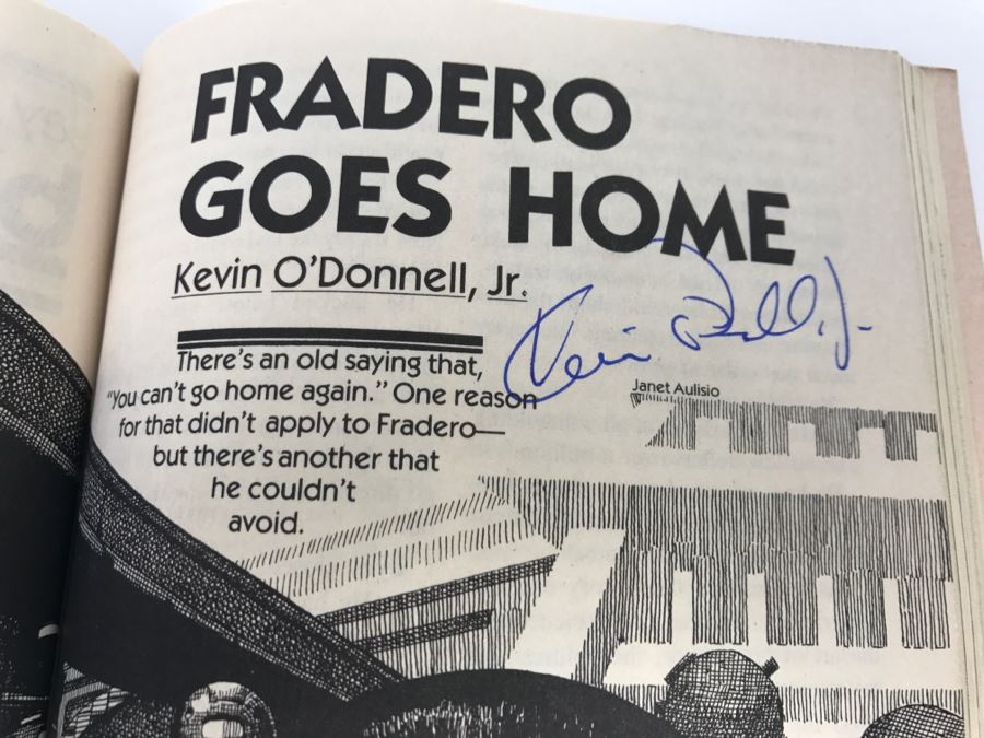 Signed Paperback Analog Science Fiction Science Fact May 1988 (Signed By Stanley Schmidt, Roger MacBride Allen, Kevin O'Donnell Jr., Michael F. Flynn And Harry Turtledove) [Photo 15]