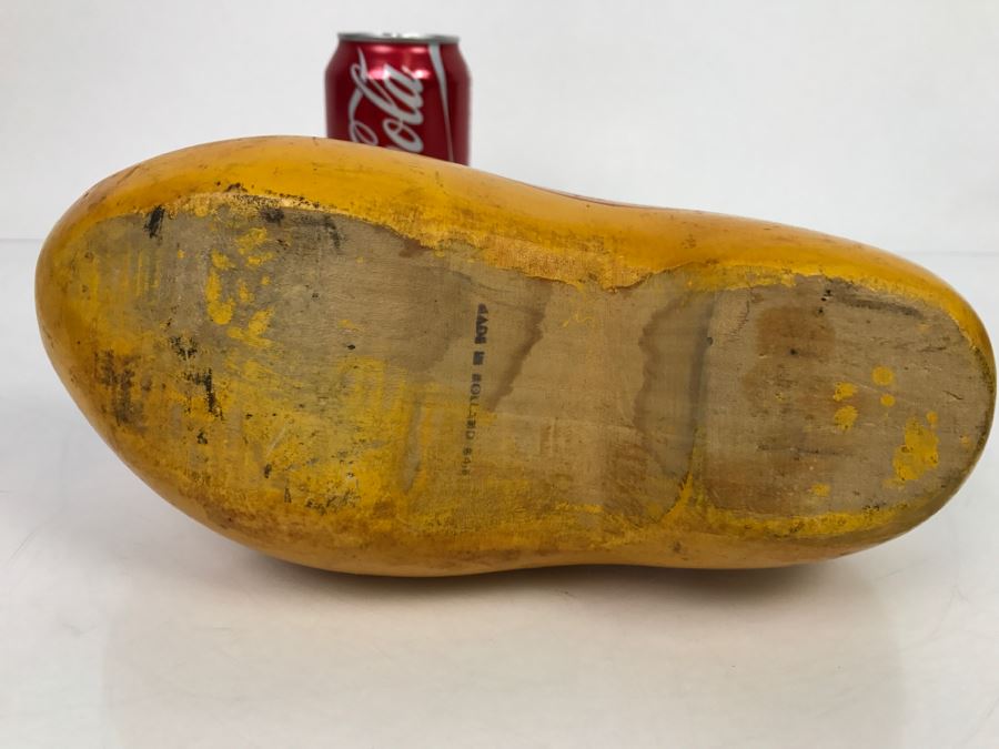 Vintage Heineken Holland Beer Advertising Wooden Clog Shoe [Photo 11]